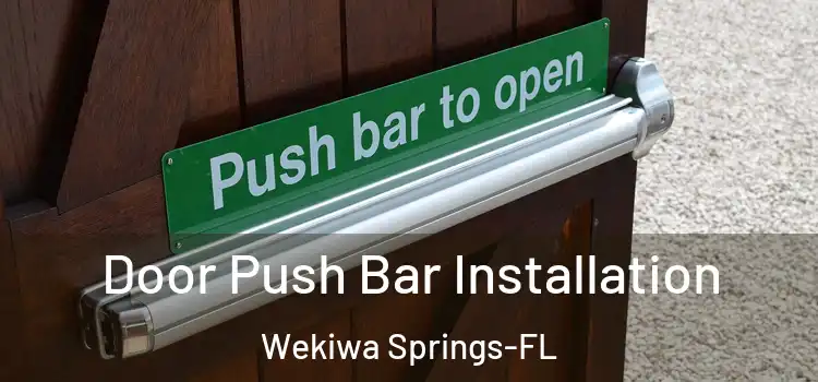 Door Push Bar Installation Wekiwa Springs-FL